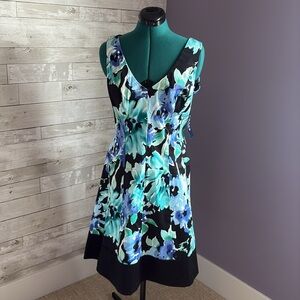 NWT CHAPS Floral Cotton Dress